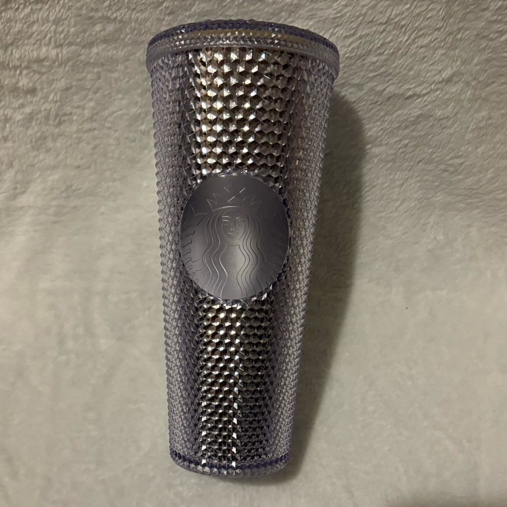Starbucks 2019 Holiday Silver Studded Tumbler 24 oz